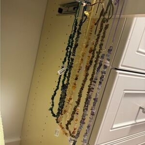 NWT Free People Multicolor Beaded Necklace Set